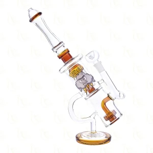 Glass Bong Tabun "Rocket to the Moon" Copper - 32 cm