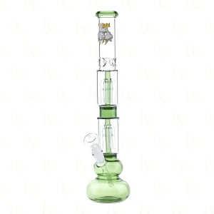 Glass Bong "Space Station Tabun" Green, 42 cm