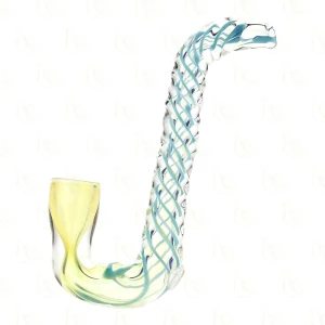Glass Pipe "Saxophone Style" 9 cm
