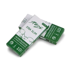 Filterki węglowe PURIZE Xtra Slim White x10