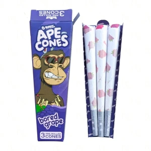 Bletki stożki smakowe Winogrono Ape Cones 3szt