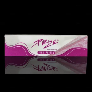 Pink rolling paper Purize King Size Slim