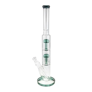 Bongo szklane Deszcz Phoenix 44,5 cm | Zielone