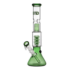 Bong de vidrio | GG OG Zielony Ziomek Perc | 38 cm