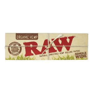 Papel de liar RAW Organic Hemp Single Wide