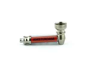 Amsterdam XXX tubo de metal rojo completo