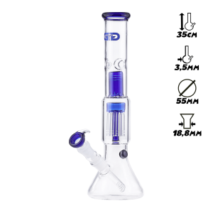 bongrace Glass OG Blue Shotgun 35cm