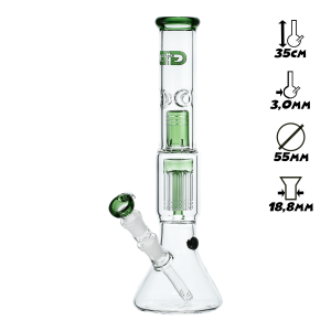 bongrace Glass OG Green Shotgun 35 cm