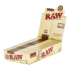 RAW Organic Hemp 1 1/4 Box 24 rolling papers