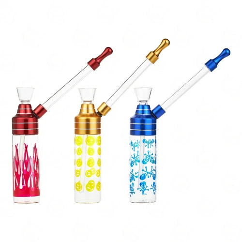 BS711 Mini bongo szklane z ustnikiem 16cm (1).webp