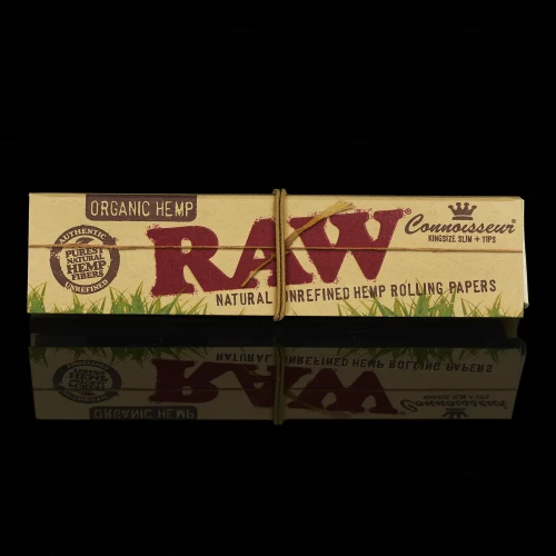 Bletki RAW Organic Hemp Connoisseur KS Slim filter 2.webp