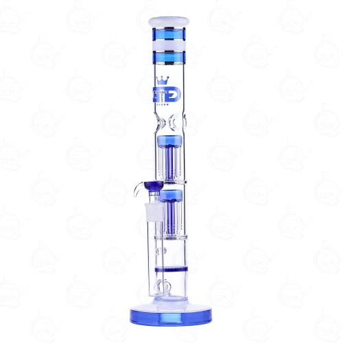 Bongo szklane GG dwie wieże 45 cm Niebieskie 5.webp