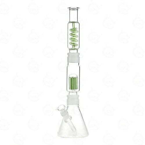 Bongo glicerynowe Tuba z filtracją 42 cm Zielona 2.webp