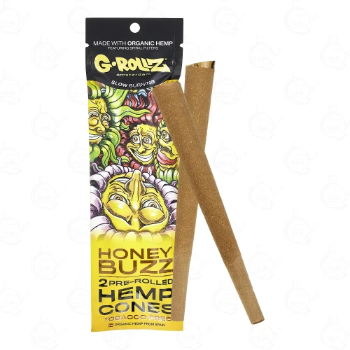 G-Rollz 2-Pack Pre-rolled Hemp Wraps - Honey Buzz, Blunt wraps - jarajto.pl